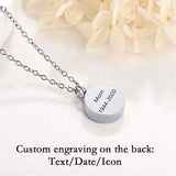 Personalized Cremation Jewelry Pendant Necklace