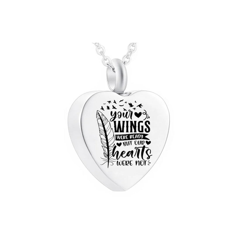 Heart-Shaped Urn Necklace for Pet Ashes