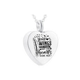 Heart-Shaped Urn Necklace for Pet Ashes