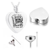 Heart-Shaped Urn Necklace for Pet Ashes