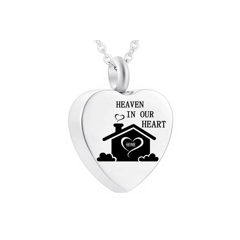 Stainless Steel Urn Necklace for Cremation - Commemorate Loved Ones
