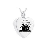 Stainless Steel Urn Necklace for Cremation - Commemorate Loved Ones