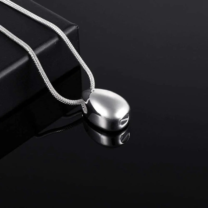 Water Drop Ashes Necklace - Memorial Keepsake Urn