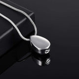 Water Drop Ashes Necklace - Memorial Keepsake Urn
