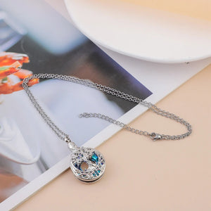 Tree of Life Round Urn Pendant Ashes Necklace