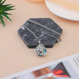 Tree of Life Round Urn Pendant Necklace Memorial Keepsake