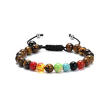 Cremation Jewelry Bracelet for Ashes Braided Rope Stone Bangle