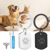Pet Cremation Jewelry Urn Keychain for Ashes