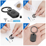 Pet Cremation Jewelry Urn Keychain for Ashes