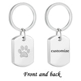 Pet Cremation Jewelry Urn Keychain for Ashes