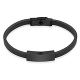 Leather Cremation Jewelry Urn Bracelet for Ashes