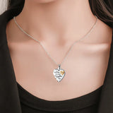 Brother Wings Ready Heart Urn Necklace Cremation Jewelry