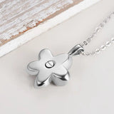 Flower Shape Pendant Cremation Jewelry for Ashes