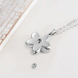 Flower Shape Pendant Cremation Jewelry for Ashes