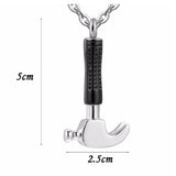 Stainless Steel Hammer Cremation Pendant Locket Keepsake Urn Ashes Memorial