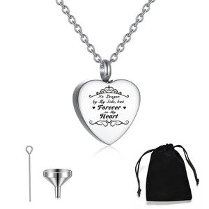 Heart Pendant Cremation Jewelry Stainless Steel Necklace -Fill tool
