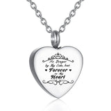 Heart Pendant Cremation Jewelry Stainless Steel Necklace -Fill tool