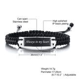 Stainless Steel Cremation Urn Bracelet - Keepsake Bracelet for Ashes