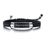 Stainless Steel Cremation Urn Bracelet - Keepsake Bracelet for Ashes
