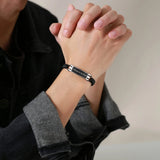 Stainless Steel Cremation Urn Bracelet - Keepsake Bracelet for Ashes