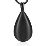 Teardrop Cremation Necklace Urn for Ashes - Memorial Pendant for Loved One