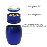 Pet Cremation Urn Metal Souvenir Jar-Your Wings Were Ready But Our Hearts
