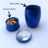 Pet Cremation Urn Metal Souvenir Jar-Your Wings Were Ready But Our Hearts