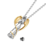 Angel Wing Ashes Necklace Stainless Steel Keepsake Locket