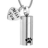Heart Urn Necklace for Ashes Keepsake Locket Pendant