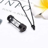 Hourglass Cremation Urn Necklace Personalized Keepsake Jewelry