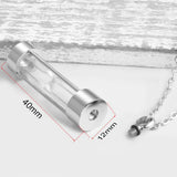 Hourglass Cremation Urn Necklace Personalized Keepsake Jewelry