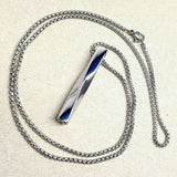 Cremation Urn Pendant Necklace with Zircon