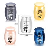 Small Cremation Urn for Loved Ones/Pets, Ashes Souvenir Jar, Dog Paw