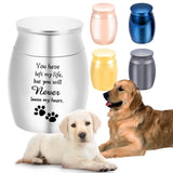 Small Cremation Urn for Loved Ones/Pets, Ashes Souvenir Jar, Dog Paw