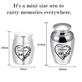 Pet Paw Print Small Cremation Urn for Ashes