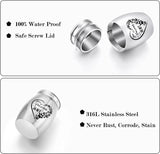 Pet Paw Print Small Cremation Urn for Ashes