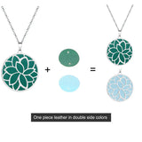 Cremo Stainless Steel Leather Pendant Chain Necklace