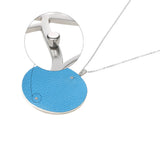 Cremo Stainless Steel Leather Pendant Chain Necklace