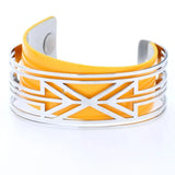 Cremo 25MM Women's Bangle Arrow Cuff Leather Bracelet