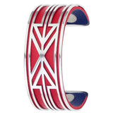 Cremo 25MM Women's Bangle Arrow Cuff Leather Bracelet
