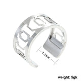 Cremo French Women's Ring Gift Cuff Stainless Steel Open Ring