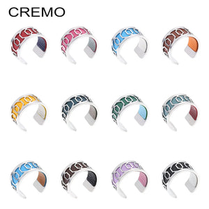 Cremo French Women's Ring Gift Cuff Stainless Steel Open Ring