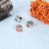 Cremo Leather Ring Stainless Steel Bagues For Women