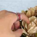 Cremo Adjustable Ring Argent Star Mood Stainless Steel Ring