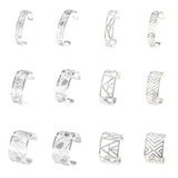 Cremo Wide Bracelet Stainless Steel Cuff Bangle for Women