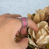 Cremo Bague Bijoux Femme Stainless Steel Ring Adjustable Ring