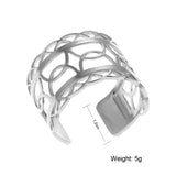 Cremo Bague Bijoux Femme Stainless Steel Ring Adjustable Ring
