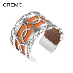Cremo Bague Bijoux Femme Stainless Steel Ring Adjustable Ring