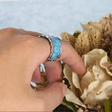 Cremo DIY Adjustable Argent Rings Women Stainless Steel Engagement Leather Bague