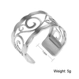 Cremo DIY Adjustable Argent Rings Women Stainless Steel Engagement Leather Bague